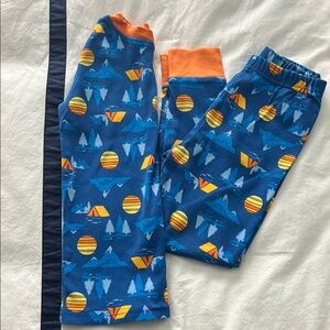 Kids Blue and Orange Pajamas